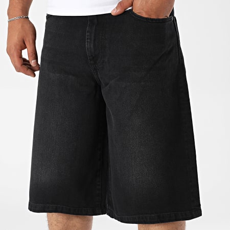 Classic Series - Belmont Baggy Jean Shorts Black