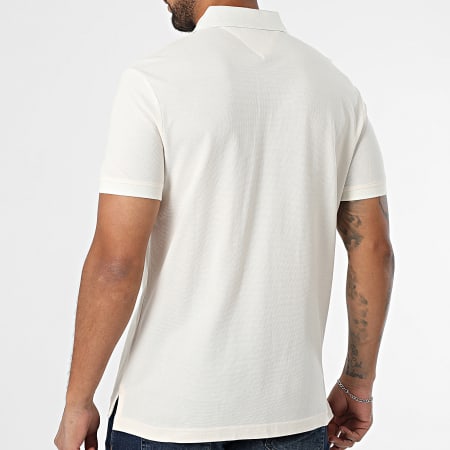 Tommy Hilfiger - Polo Manches Courtes Regular Fit MB Contrast Collar Cuff 9563 Beige