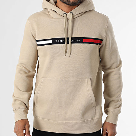 Tommy Hilfiger - Sweat Capuche Hilfiger Chest Insert 7361 Beige