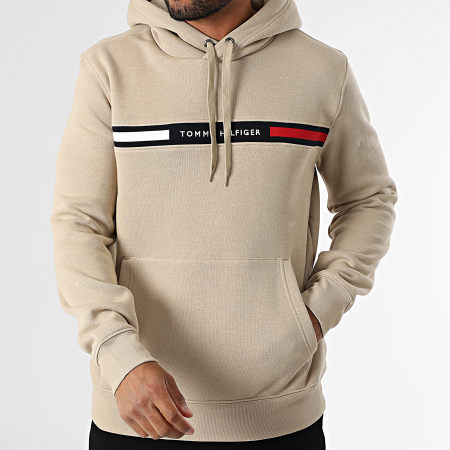 Tommy Hilfiger - Sweat Capuche Hilfiger Chest Insert 7361 Beige