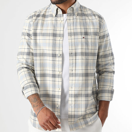 Tommy Hilfiger - Long Sleeve Regular Fit Heritage Oxford Shirt 9681 Beige -  Ryses