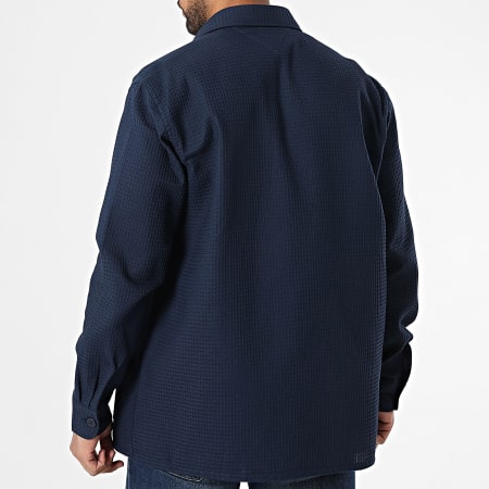 Tommy Hilfiger - Surchemise Relaxed Fit Waffle 0535 Bleu Marine