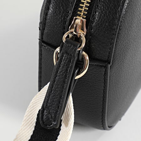 Tommy Hilfiger - Sac A Main Femme Logotape Camera 7450 Noir Doré
