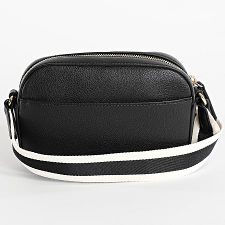 Tommy Hilfiger - Sac A Main Femme Logotape Camera 7450 Noir Doré