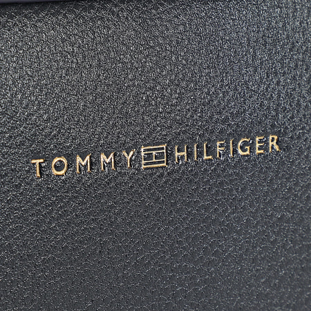 Tommy Hilfiger - Sac A Main Femme Logotape Camera 7450 Bleu Marine Doré