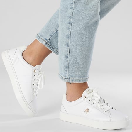 Tommy Hilfiger - Baskets Femme Essential Elevated Court 9073 White