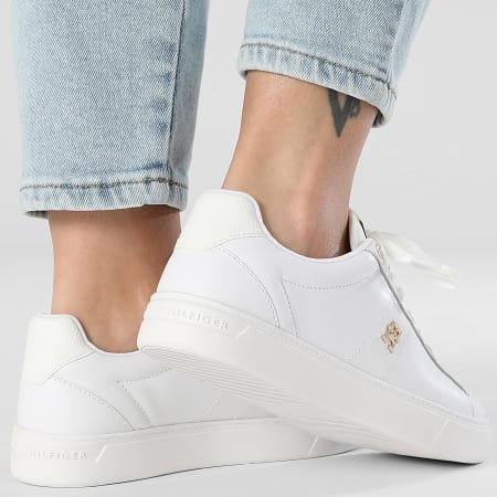 Tommy Hilfiger - Baskets Femme Essential Elevated Court 9073 White