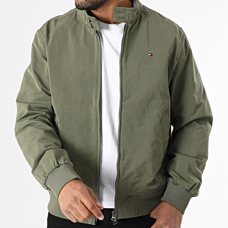 Tommy Hilfiger - Veste Zippée Harrington 9637 Vert Kaki