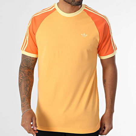 ◆adidas◆ Callie Tea Orange KC4959 adidas Originals Cali Men's T-Shirt Orange KC4959