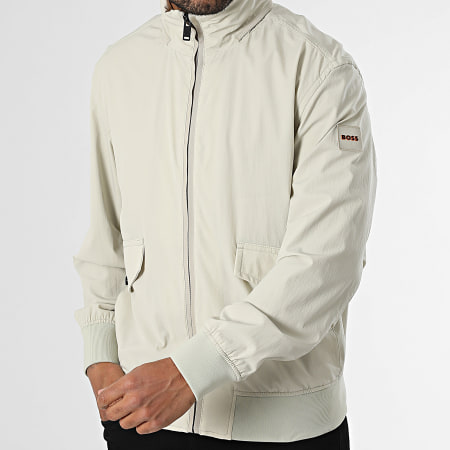BOSS - Ohice Hooded Zip Jacket 50543389 Beige - Ryses