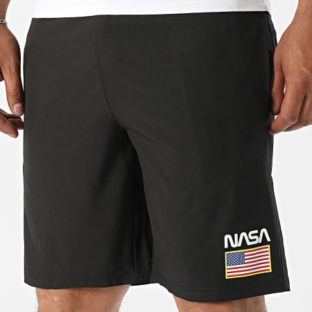 NASA - Short Jogging Tech USA Noir