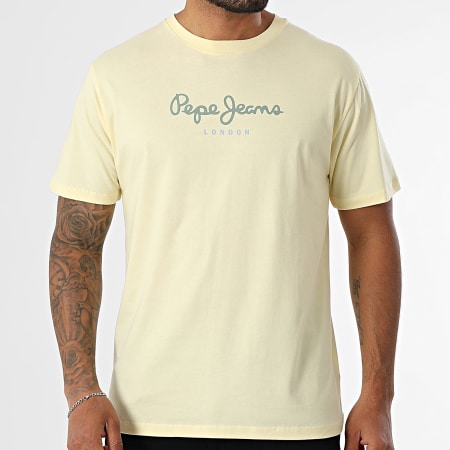 Pepe Jeans - Tee Shirt Eggo PM509979 Jaune