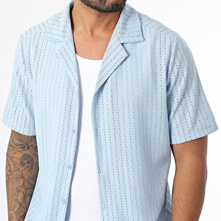 Uniplay - 160 Conjunto de camisa de manga curta e calças azul-claro
