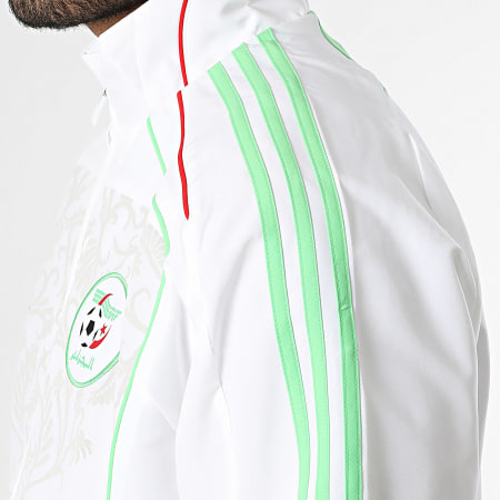 Adidas Sportswear - Veste Zippée A Bandes Algérie JE5343 Blanc
