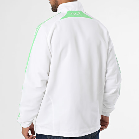 Adidas Sportswear - Veste Zippée A Bandes Algérie JE5343 Blanc