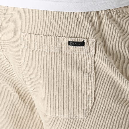 Only And Sons - Short Côtelé Tel Corduroy Beige