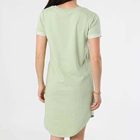 Only - Ivy Vrouwen T-shirt Jurk Lichtgroen