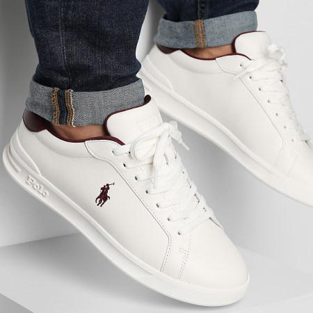 Polo Ralph Lauren - Zapatillas Heritage Court II Vino Blanco