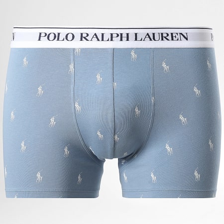 Polo Ralph Lauren - Lot De 3 Boxers Bleu Marine Bleu Clair Blanc