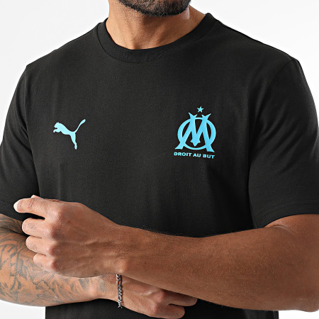 Puma - Tee Shirt OM Football Essentiel 781570 Noir