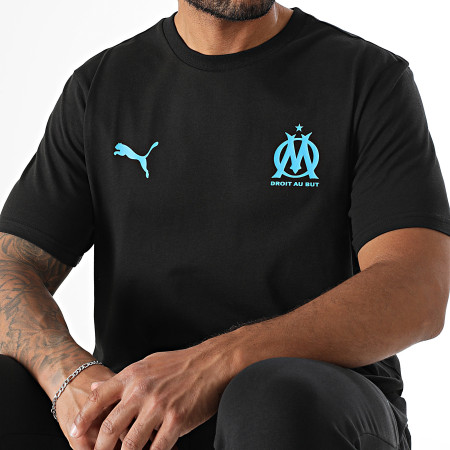 Puma - Tee Shirt OM Football Essentiel 781570 Noir