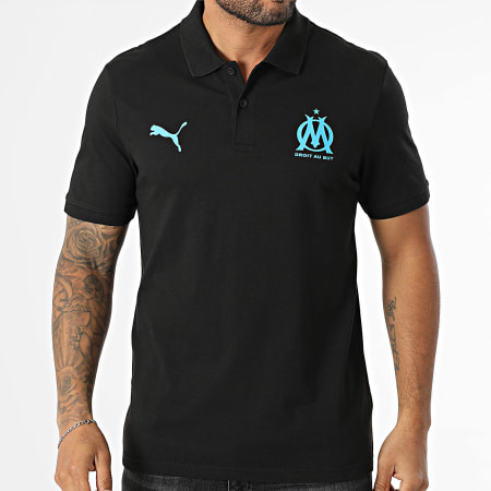 Puma - Polo Manches Courtes OM Essential 781571 Noir