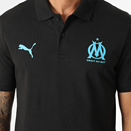 Puma - Polo Manches Courtes OM Essential 781571 Noir