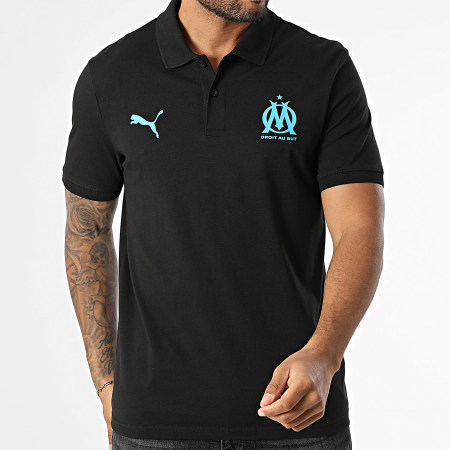 Puma - Polo Manches Courtes OM Essential 781571 Noir