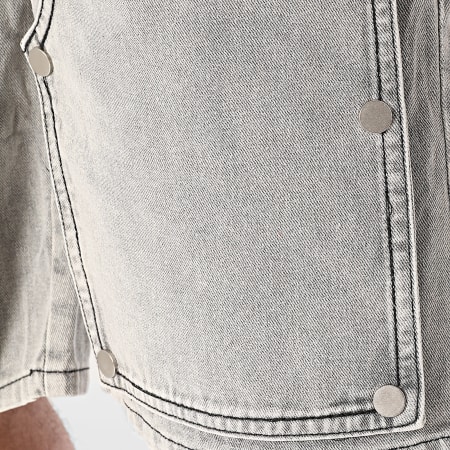 Uniplay - Short Jean 308 Gris Clair