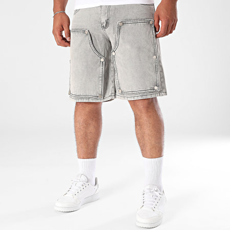 Uniplay - Short Jean 308 Gris Clair