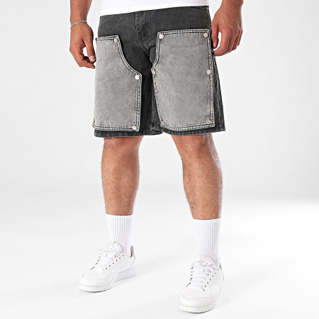 Uniplay - Short Jean 309 Gris Anthracite