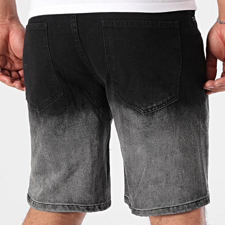 Uniplay - Short Jean 310 Noir Gris Dégradé