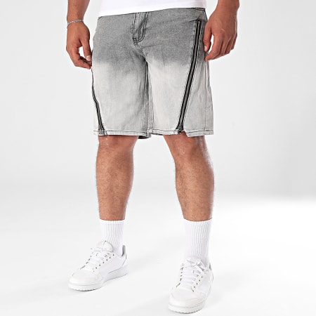 Uniplay - Short Jean 311 Gris Dégradé