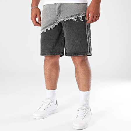 Uniplay - Short Jean 314 Grey Black