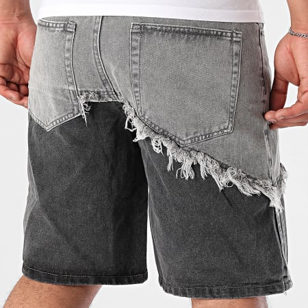 Uniplay - Short Jean 314 Grey Black