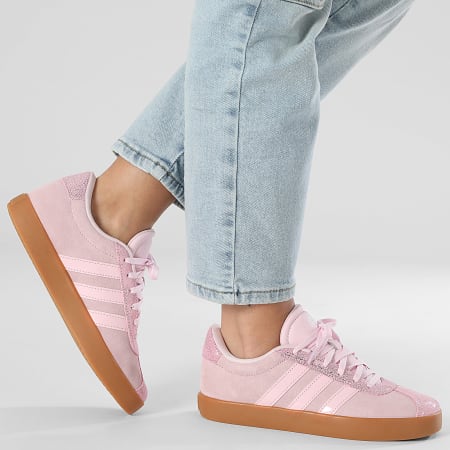 Adidas Sportswear - Women's Sneakers VL Court 3.0 K JS3484 Clear Pink Gum 10