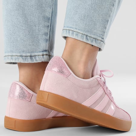 Adidas Sportswear - Women's Sneakers VL Court 3.0 K JS3484 Clear Pink Gum 10