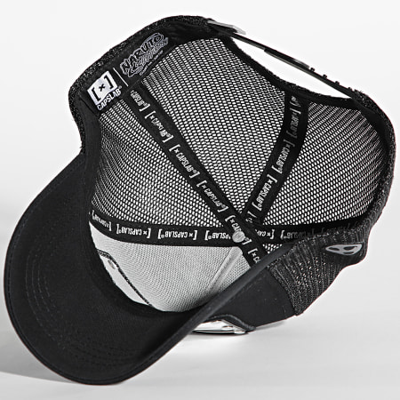 Naruto - Casquette Trucker Banner Noir Argenté