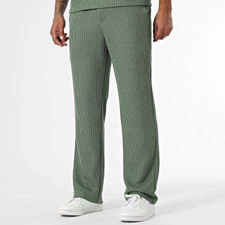 Frilivin - Conjunto de camiseta y pantalón BM2530D Verde