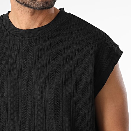 Frilivin - Ensemble Débardeur Et Pantalon Texturé 33G Noir