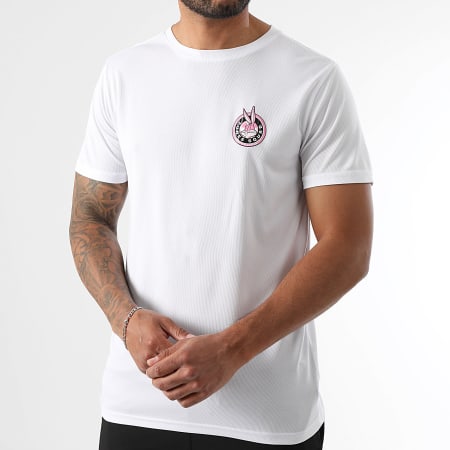 Looney Tunes - Ensemble Maillot Et Short Jogging Badge Bugs Bunny Tech Noir Blanc