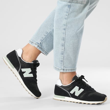 New Balance - Women's 373 WL373XB2 Black Green sneakers - Ryses