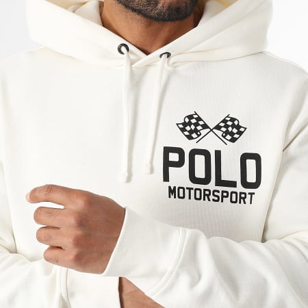 Polo Sport Ralph Lauren - Sweat Capuche Polo Motorsport Beige Clair