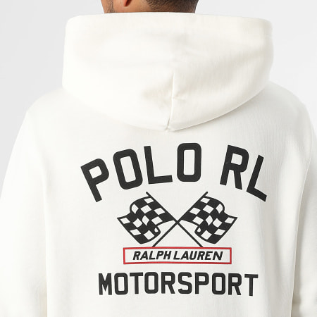 Polo Sport Ralph Lauren - Sweat Capuche Polo Motorsport Beige Clair