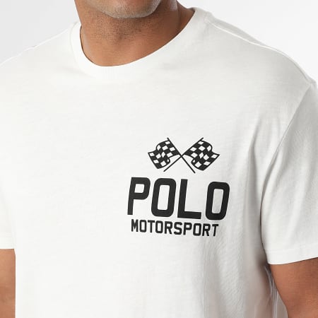 Polo Sport Ralph Lauren - Tee Shirt Oversize Polo Motorsport Blanc
