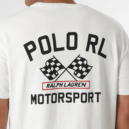 Polo Sport Ralph Lauren - Tee Shirt Oversize Polo Motorsport Blanc