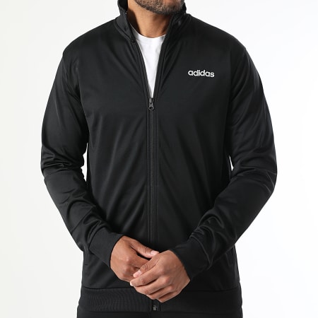 Adidas Sportswear - Ensemble De Survetement Linear JX5522 Noir Argenté