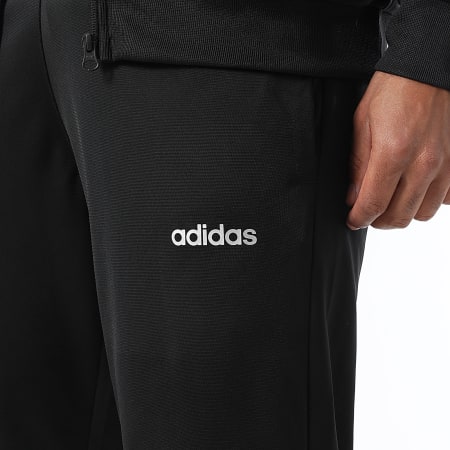 Adidas Sportswear - Ensemble De Survetement Linear JX5522 Noir Argenté