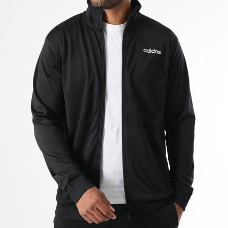 Adidas Sportswear - Ensemble De Survetement Linear JX5522 Noir Argenté