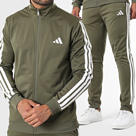 Adidas Sportswear - 3 Stripes Track Suit JW6226 Khaki Green - Ryses